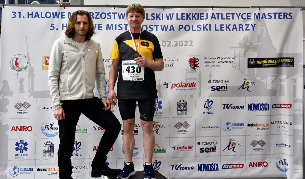 Brązowy medal w 31.Halowych Mistrzostwach Polski w Lekkiej Atletyce Masters